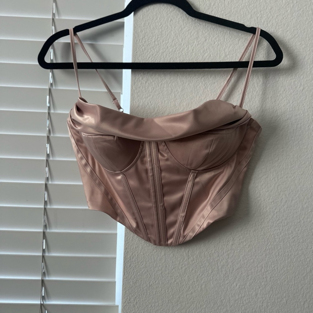 CORSET CROP TOP